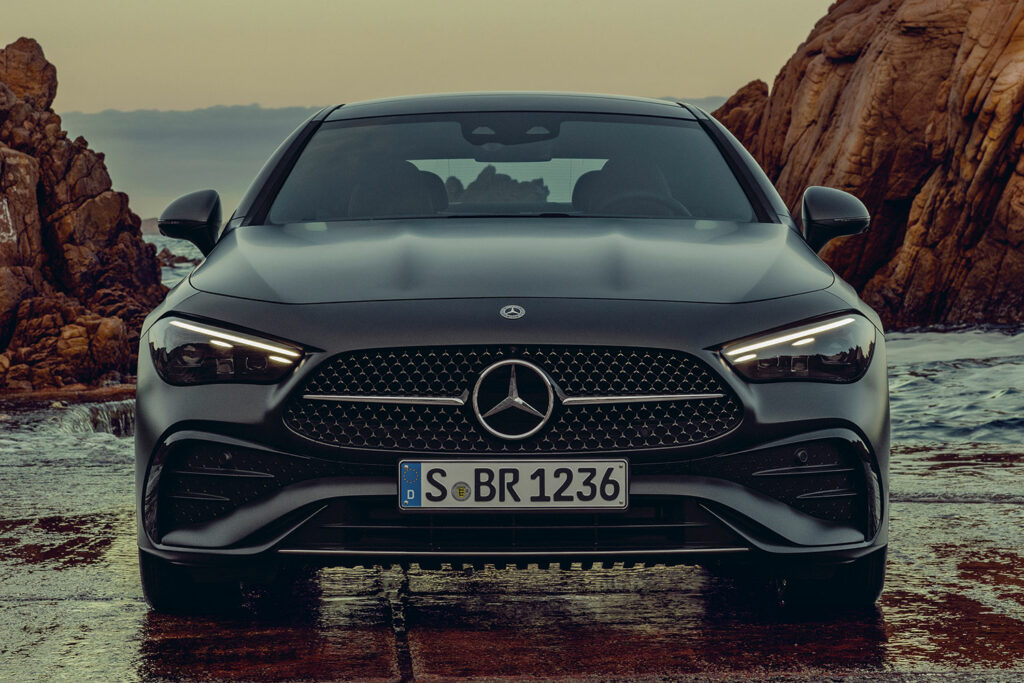 Hypermade-Magazin-Mobil-Mercedes-Benz-Mercedes CLE Coupé-von vorne