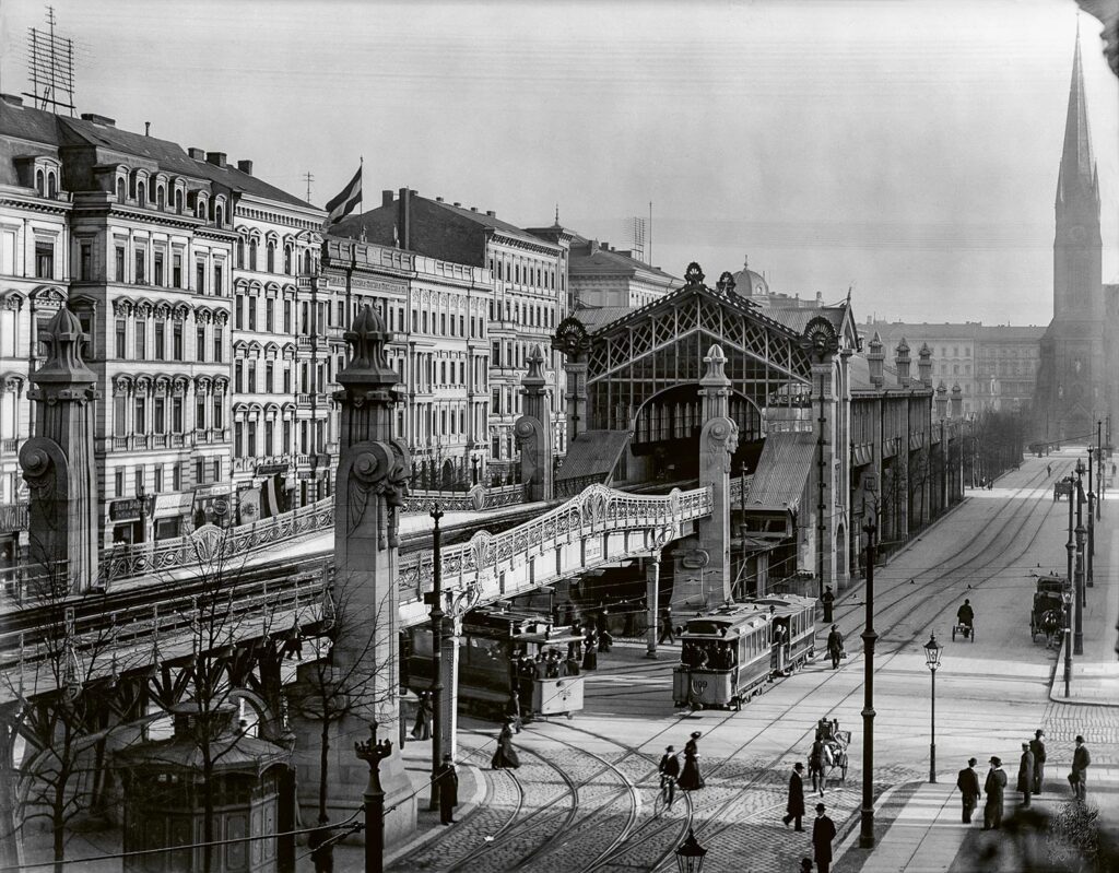 Bruno Möhring, Underground station Bülowstraße Berlin-Schöneberg, 1902
Berlin State Archive: Fig. 11 (Photo: Waldemar Titzenthaler)