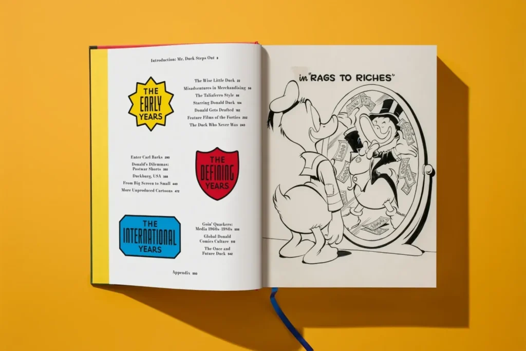 Vista interna - Walt Disney's Donald Duck - The Ultimate History 
© Taschen Verlag