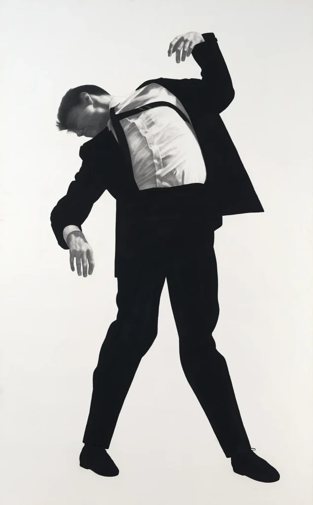  Robert Longo, Sans titre (Eric), 1981, Collection Thaddaeus Ropac, Salzbourg - Paris
© Robert Longo / Bildrecht, Vienne 2024, photo : Robert Longo Studio