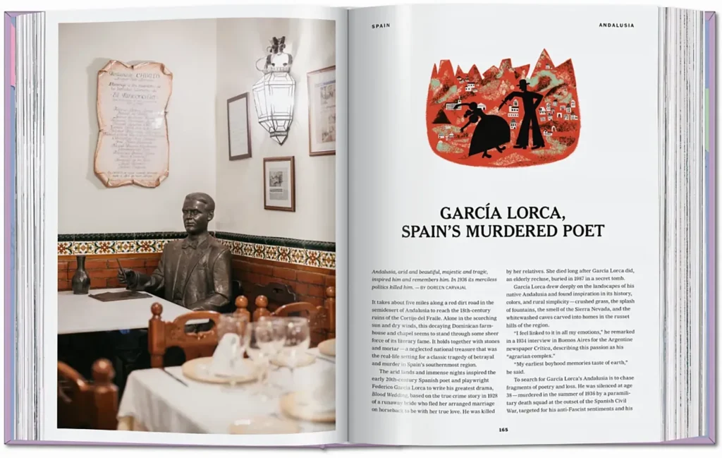 Interior view- The New York Times. Cultured Traveler. 100 Trips for Curious Minds from Agadir to Yogyakarta
© Taschen Verlag