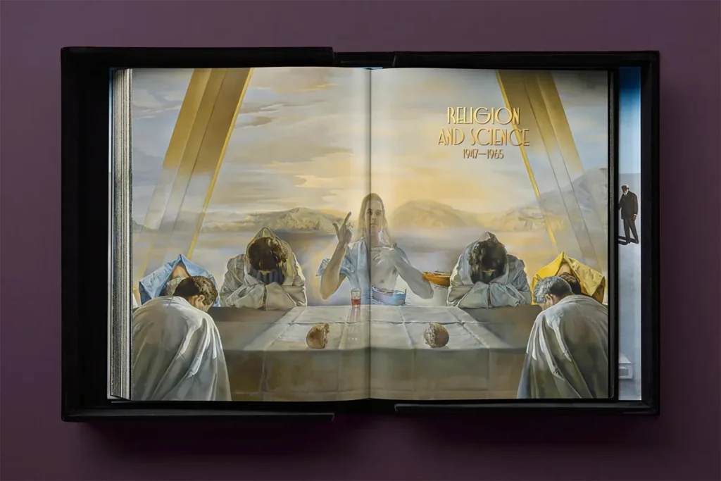 Dalí’s mystical merging of faith, mathematics, and atomic order
 © Taschen Verlag